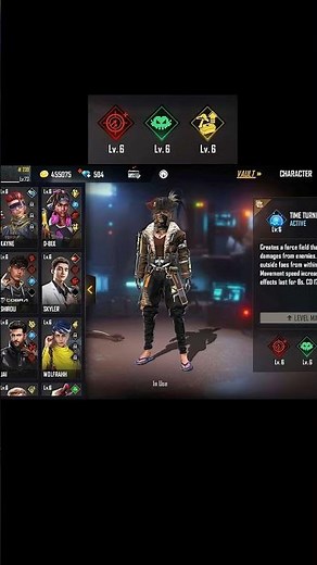 BEST CHARACTER SKILL COMBINATION IN FREE FIRE | GARENA FREE FIRE #shorts