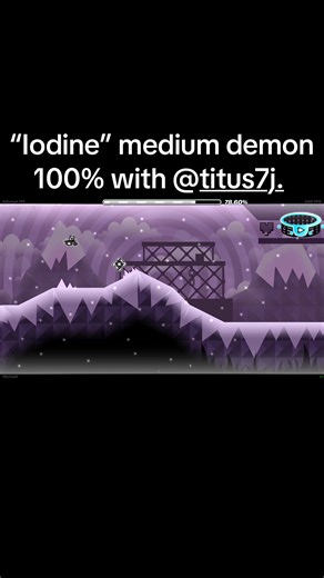 Geometry Dash Gameplay: Accomplishing the Medium Demon Iodine