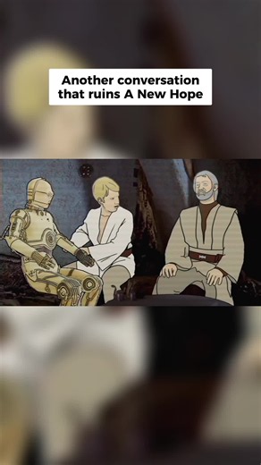 The prequels made this part of A New Hope dumb #starwars #starwarsanimation #animation