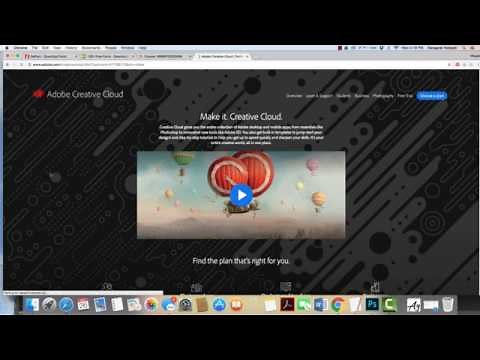 Downloading Adobe Creative Cloud, 30 Day Free Trial