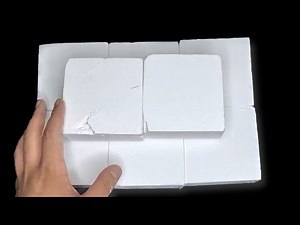 8 Blocks Fresh Plain Jane Gym Chalk Crush | Satisfying | ASMR