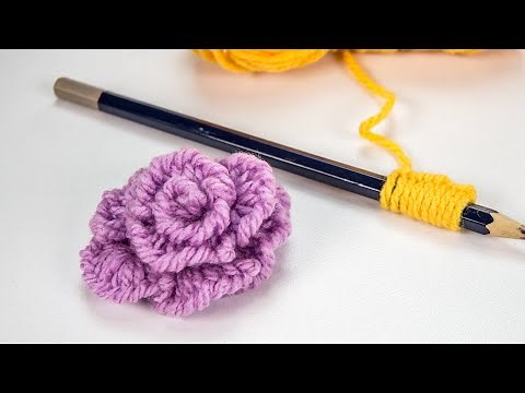 Making Woolen Flower: Easy Handmade Roses with Wool Yarn