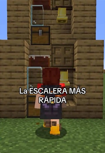 Escalera Más Rápida en Minecraft
