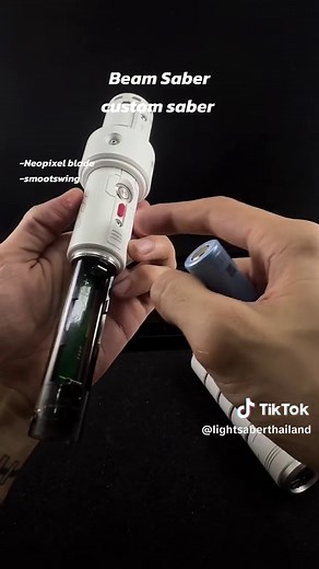 Custom Beam Saber with Neopixel Blade and Smoothswing