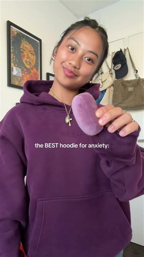 Best hoodie for anxiety? The upgraded Grounding Hoodie with a textured pocket and stress balls built