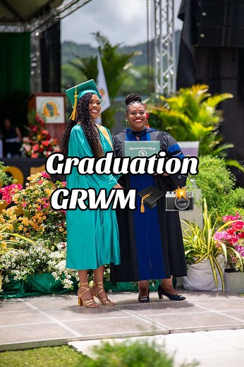 Graduation Prep🎓✨ #classof2025 #grad #grwm #graduation #ceremony #dsc #college #dominicastatecollege #prep #school #jounery #vlog #academicsuccess