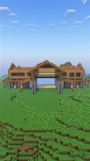 Minecraft Easy Oak House #minecraft