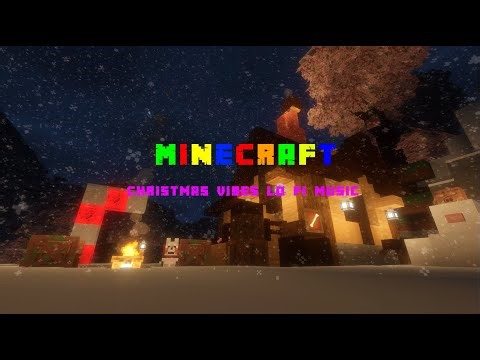 🎅Nighttime Magical World: Relaxing Christmas Music in Minecraft