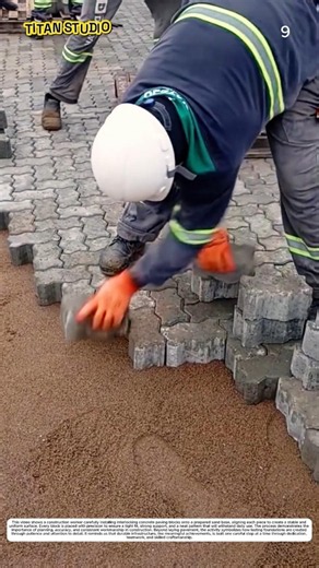 Paving Construction: How Skilled Hands Create Organized Paths From Simple Blocks