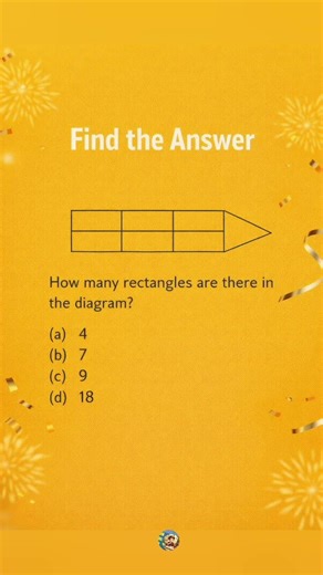 How many rectangles are there in the diagram ? #mathematicschallenge #maths