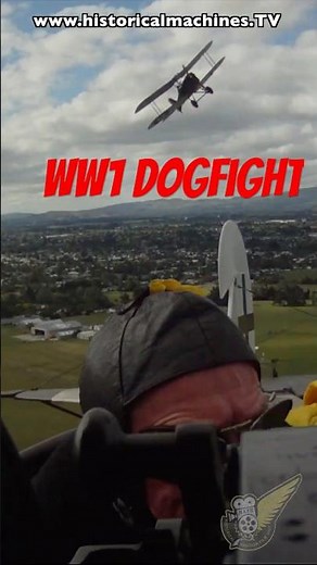 WW1 Dogfight - S.E.5a Attacks Fokker D.VII (Real)