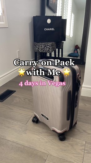 Ultimate Carry-On Packing Tips for a 4-Day Vegas Trip