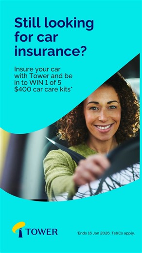 Still looking for car insurance? Cover your car with Tower and you’ll go in the draw to win a car care kit worth $400. We’ve got five to give away! Ts&Cs apply. | Tower Insurance Fiji