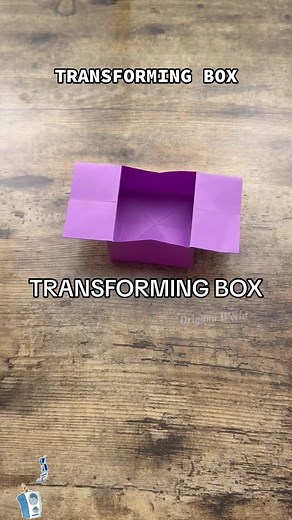 Origami Transforming Box Tutorial