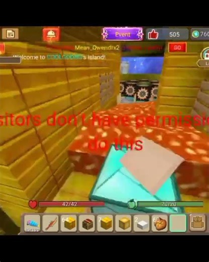 completing coolgodbg Parkour skyblock Blockman go