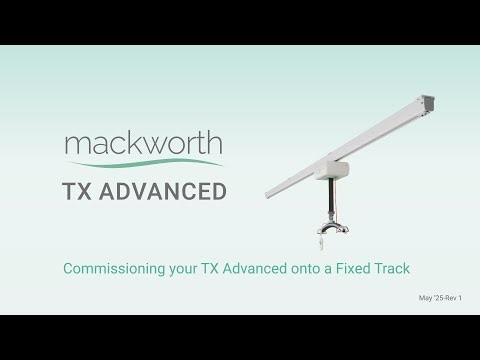 Installing TX600 Patient Ceiling Lift onto Fixed Track System