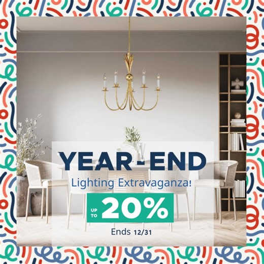 This is your LAST CHANCE to save big this year on lighting! ⏰ Our Year-End Extravaganza ends soon! Don’t miss your chance to upgrade your home for less! | 1STOPlighting