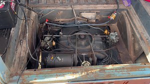 2.4K views · 77 reactions | The ‘63 Chevy Corvan is now a running van! I had to chase a few ignition issues, but after getting the points and distributor wiring sorted out, she fired right up and even held idle! | The Old Truck Guy | Facebook