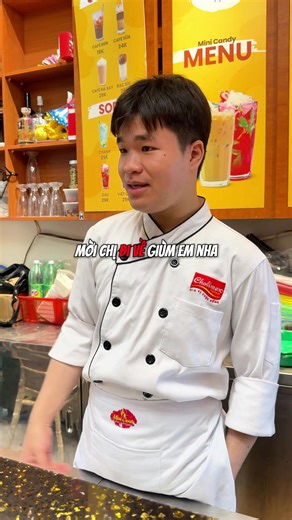 Ủa em ơi quán có nhận 1 khách không??? #anngon #Saigon #viral #minicandybuffet