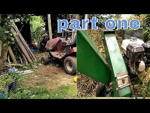 Build a Powerful Branch Chipper from a Ride On Mower?