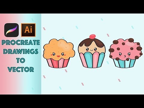 How to Turn Procreate Drawings To Vector Graphics | Adobe Illustrator