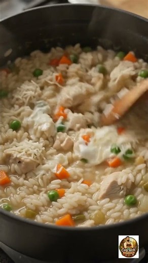🍲 Easy One-Pot Creamy Chicken & Rice | Perfect Family Dinner