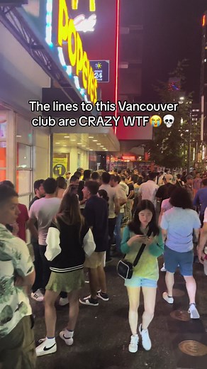 Crazy Long Line at Vancouver Club! Unbelievable Nightlife in BC
