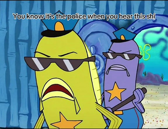Funny SpongeBob SquarePants Police Song Moments