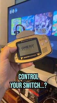 can a GBA control a Switch?