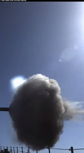 23K views · 397 reactions | 5 inch deck gun blast in slow motion from the USS Hopper (DDG-70) | All Hands Magazine | Facebook