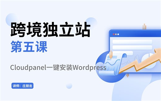 【跨境独立站搭建】第五课：Cloudpanel一件安装 WordPress