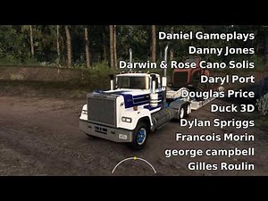 Mack E9 V8 Straight pipe sound | ATS 1.57