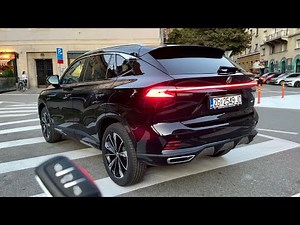 New MG HS 2025 - EVENING POV test drive (impressive DIGITAL COCKPIT views)