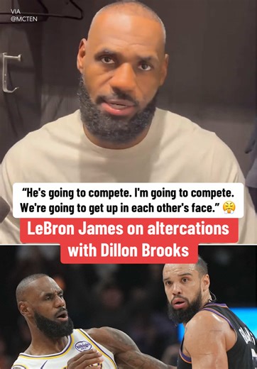 LeBron came out on top in the latest battle with Brooks 👀 #nba #basketball #lebron #lebronjames #lakers