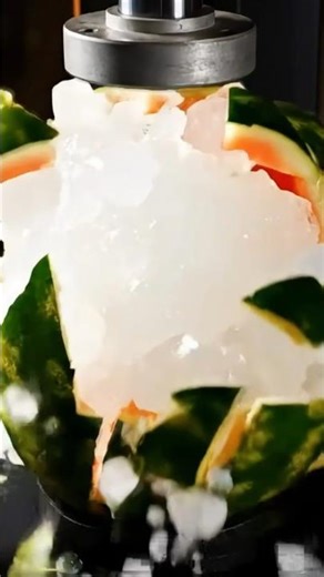 Weird Workshop ASMR Melon Crush | Oddly Satisfying AI