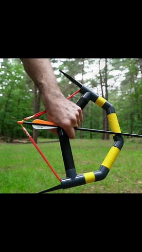 26K views · 411 reactions | Make Powerful PVC Pipe Bow at Home - Plastic Hunting Bow #bow #diybow #tutorial #lisx #diy #handmade #bowfromplastic #uniquebow #amazingbow | Lis X | Facebook