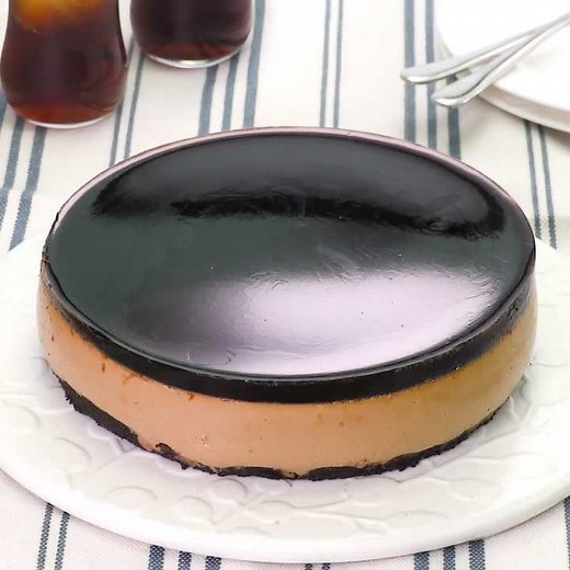 ほろ苦なめらか♪ コーヒーレアチーズケーキのレシピ動画・作り方 | デリッシュキッチン