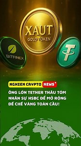 Tether acquires HSBC staff to expand global gold empire