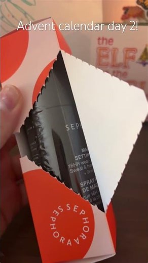 #adventcalendar day 2! #sephora #unboxing #setting #spray #elf
