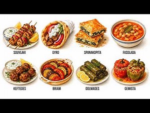 Every Greek Food Explained 🇬🇷