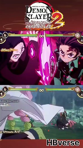 Tanjiro & Nezuko DUAL ULTIMATE! 🌊🩸 Demon Slayer Hinokami Chronicles 2 Comparison #demonslayer