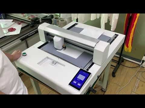 Mycut P4030C mini flatbed contour cut plotter mobile phone film test video #mobilephonefim #cutter