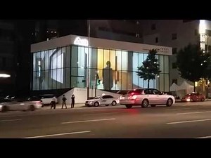 Smart Glass Windows Retail Display Rear Projection