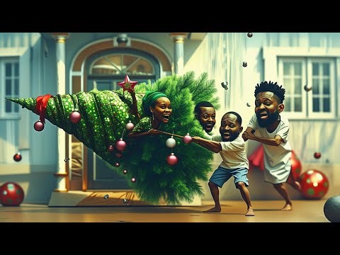 See how this Christmas tree walked😱😱😱African folktales.Watch this before.........