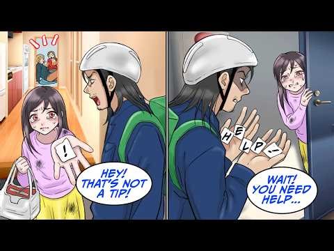 One day, when I went to deliver to a house where someone frequently ordered Uber [Manga Dub]