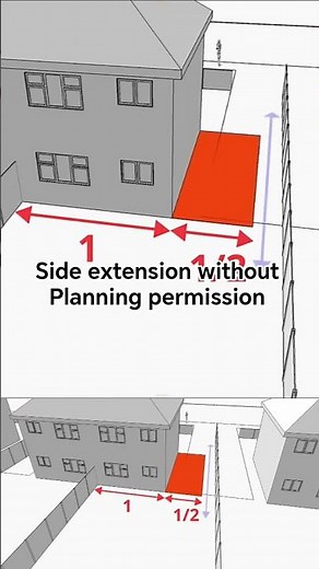 extend to the side without planning permission - UK permitted development