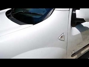 How to solve water sloshing noises or water ingress into the footwells in a Renault Kangoo