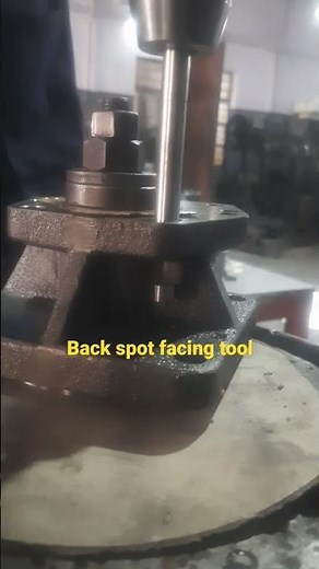 Back spot facing tool