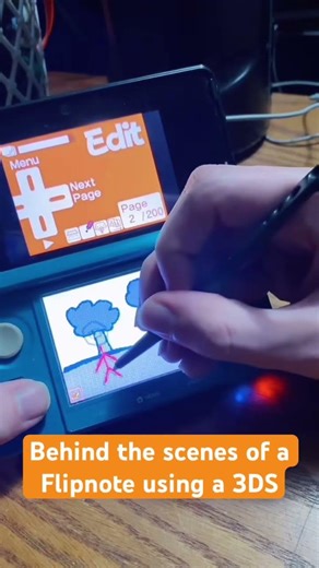 This is how I create Flipnotes. More will be on the way soon. #flipnotestudio