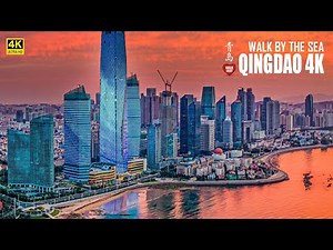 Qingdao Walking Tour | China's Exceptional Coastal City | 4K HDR | 青岛 | 海边浴场